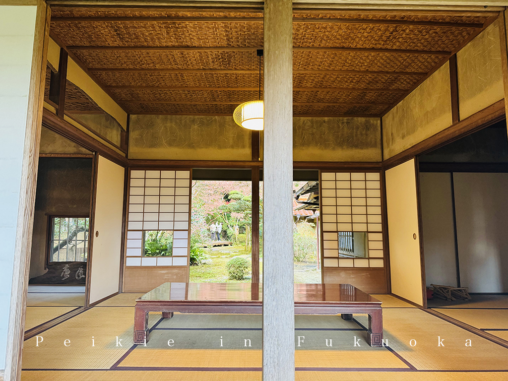 佐賀九年庵賞紅葉