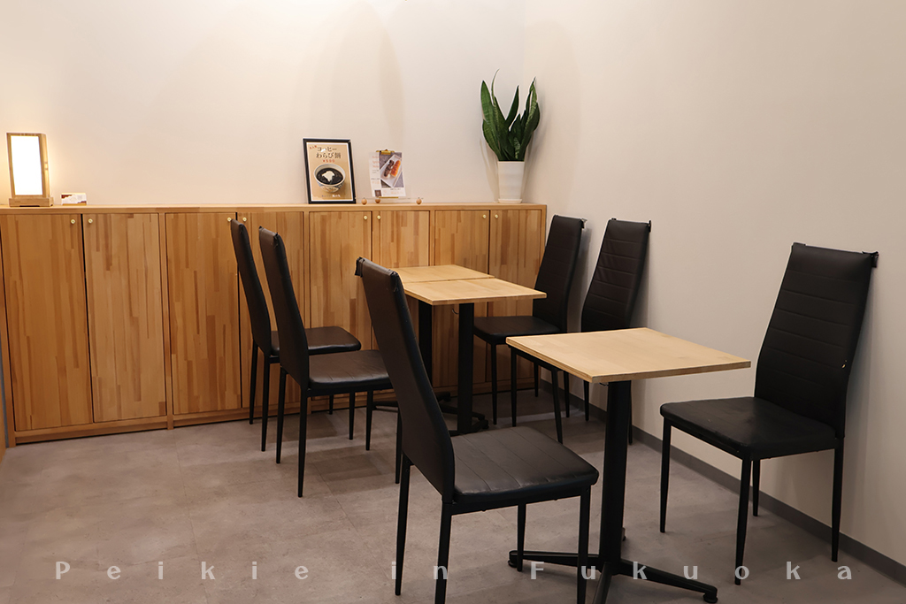 博多甜點蕨餅、現烤糰子、抹茶（風の矢）風之矢