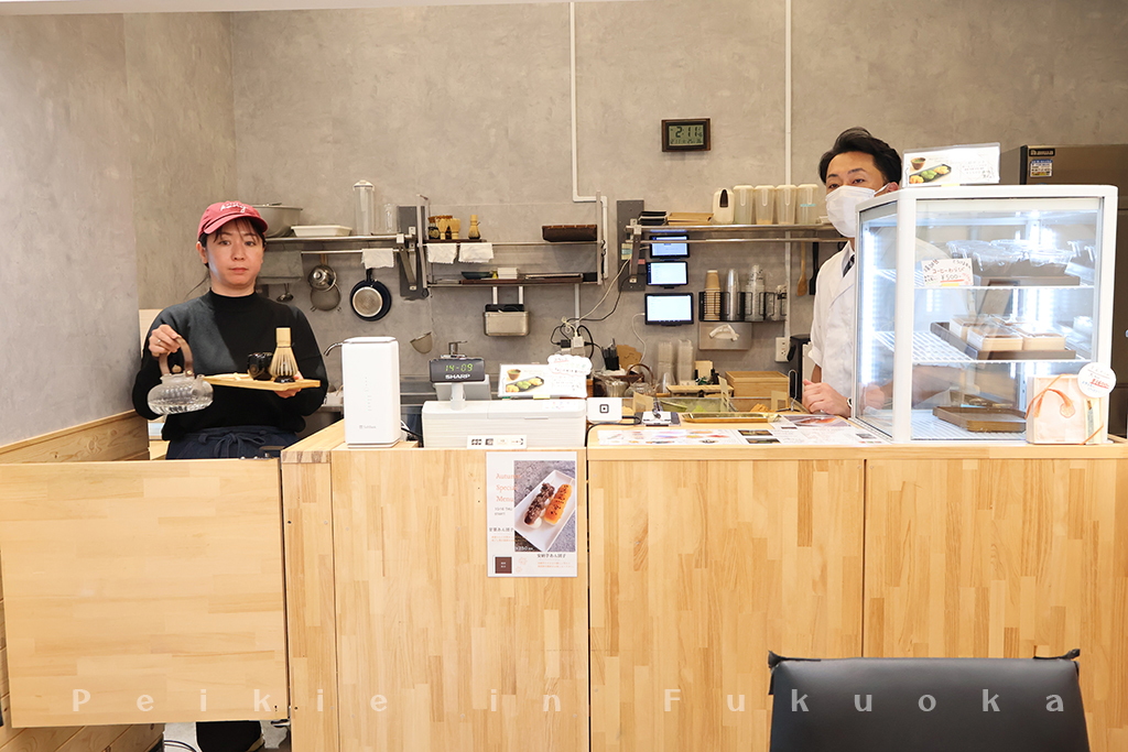 博多甜點蕨餅、現烤糰子、抹茶（風の矢）風之矢