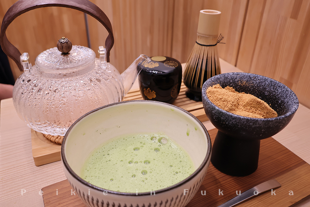 博多甜點蕨餅、現烤糰子、抹茶（風の矢）風之矢