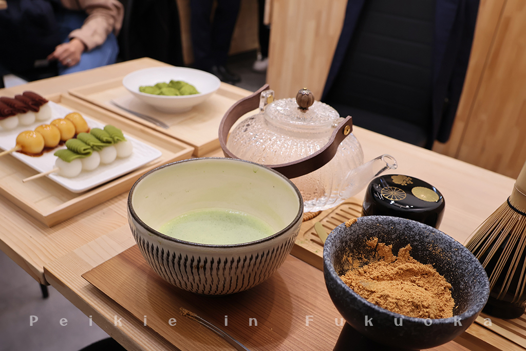 博多甜點蕨餅、現烤糰子、抹茶（風の矢）風之矢