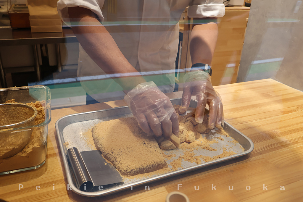 博多甜點蕨餅、現烤糰子、抹茶（風の矢）風之矢