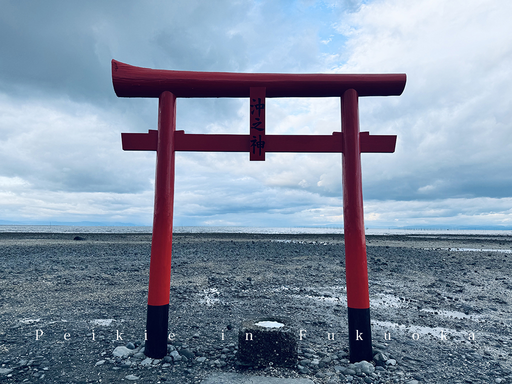 佐賀大魚神社海中鳥居