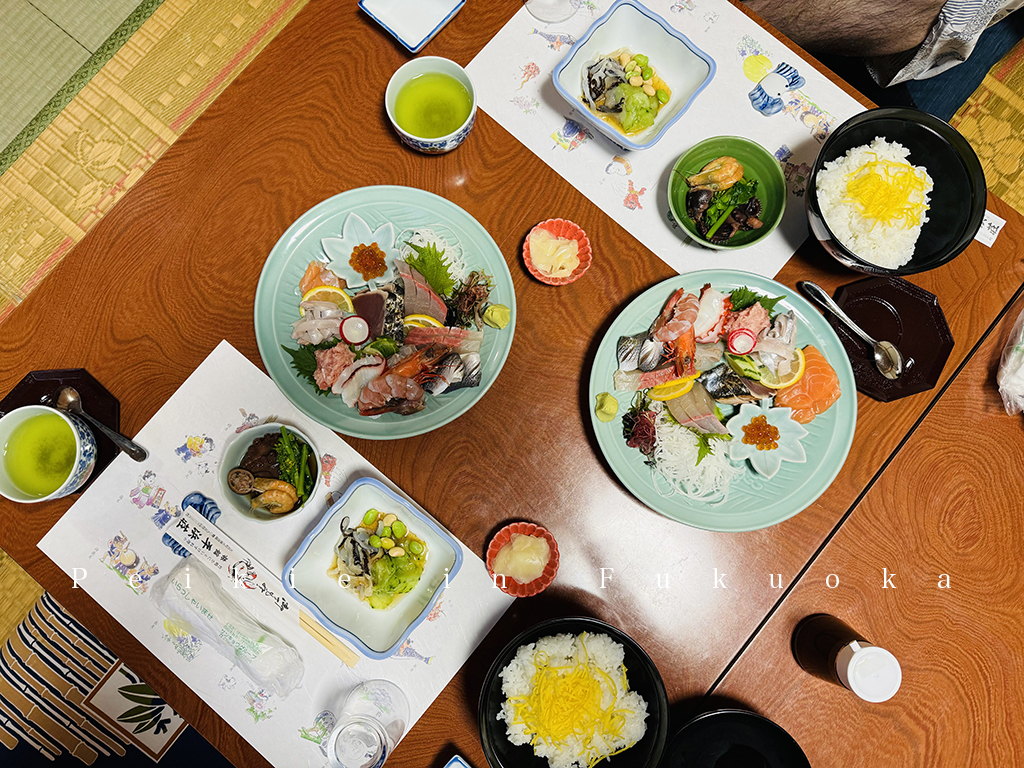 佐賀太良町平浜荘晚餐